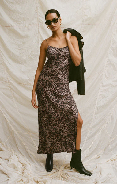 CIELO LEOPARD MIDI DRESS~~FINAL SALE