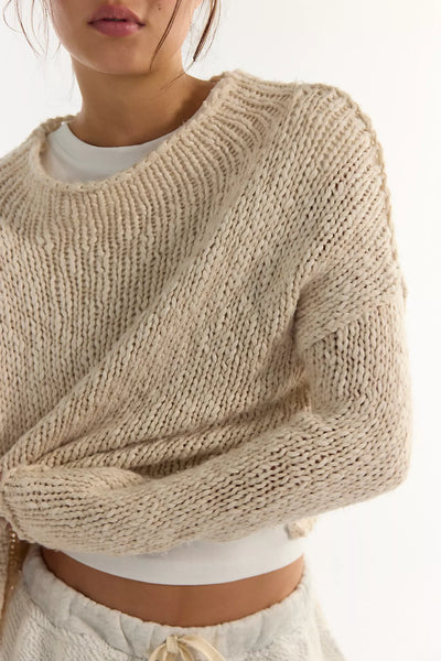 Opal Rollneck Knit Sweater in TEA
