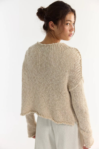 Opal Rollneck Knit Sweater in TEA