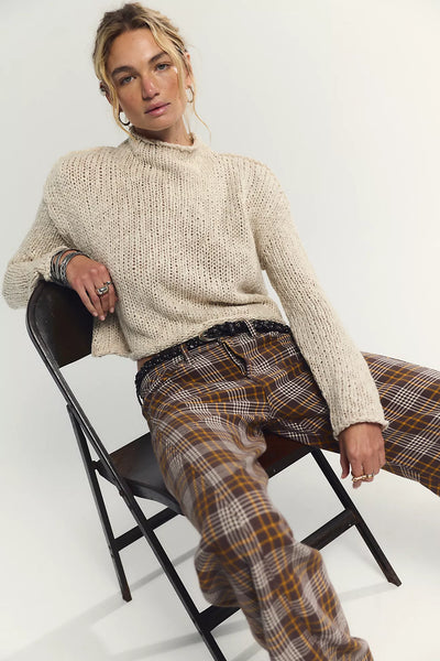 Opal Rollneck Knit Sweater in TEA