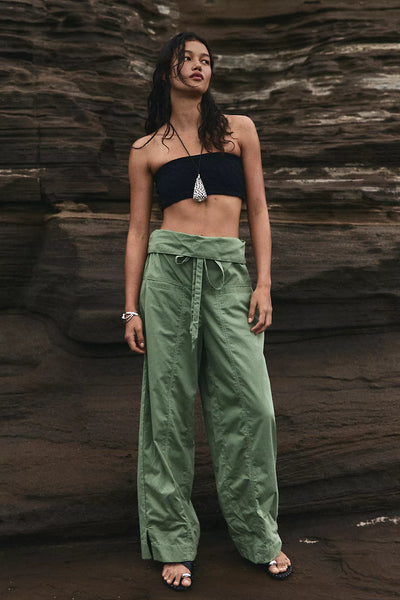 Fisherman Drawcord Pull-On Pants