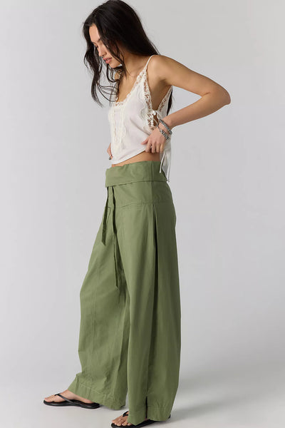 Fisherman Drawcord Pull-On Pants