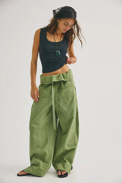 Fisherman Drawcord Pull-On Pants