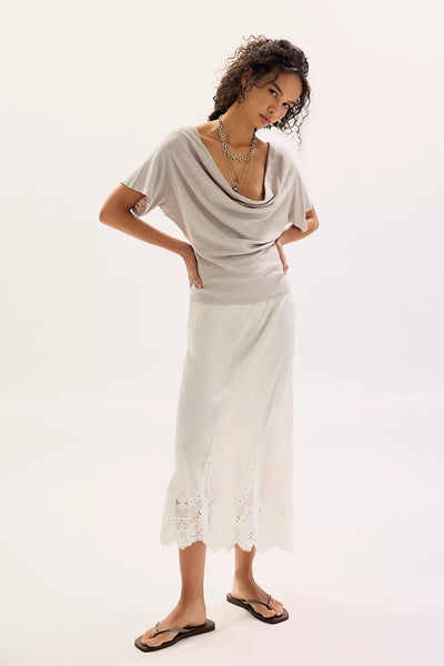 We The Free Waterfall Cowl-Neck Top