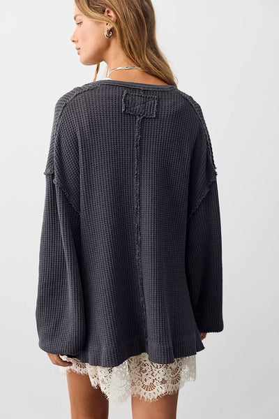 Montreal Oversized Thermal Henley