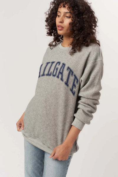 TOUCHDOWN/TAILGATE REVERSIBLE SWEATSHIRT - HEATHER GREY