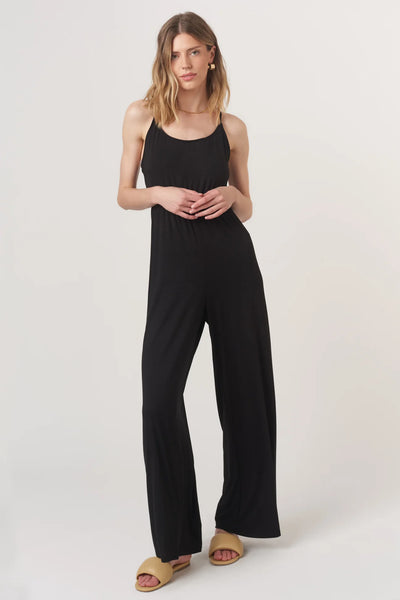NIGHT MOVES TIE BACK JUMPSUIT~~FINAL SALE