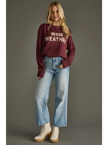 WINE WEATHER SWEATER