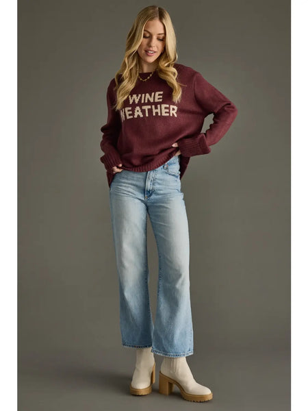WINE WEATHER SWEATER
