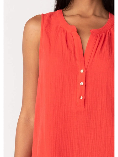 Lue Henley Tank Top