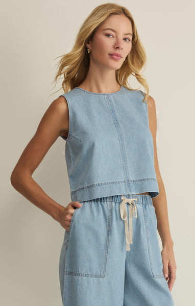 Sun Seeker Denim Tank