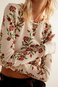 PRETTY LITTLE THERMAL in Sand Combo Folk Vine