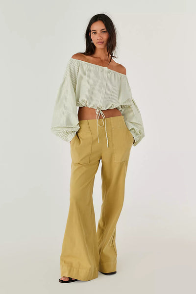 We The Free Breezy Denim Pull-On Jeans in Antelop~~SIZE M LEFT~~ FINAL SALE