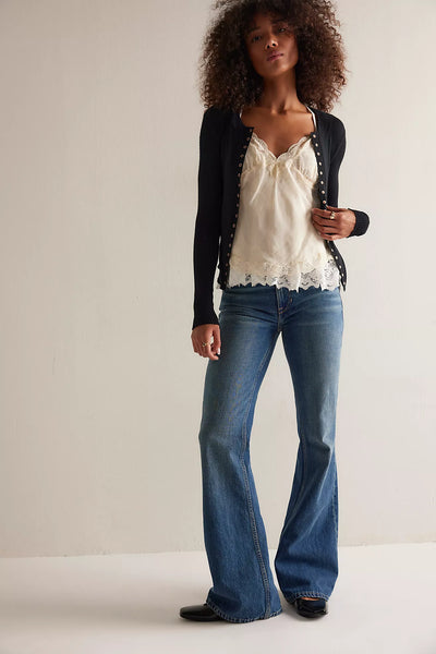 Going Places Cardi in Cherry Crush & Black
