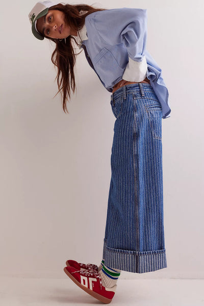 We The Free Brette Cropped Wide-Leg Jeans