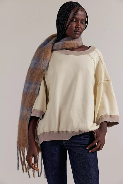 EVERYTHING PULLOVER in Nilla Cream