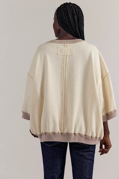 EVERYTHING PULLOVER in Nilla Cream
