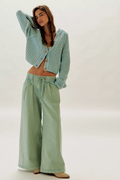 Julien Wide-Leg Chino Trousers