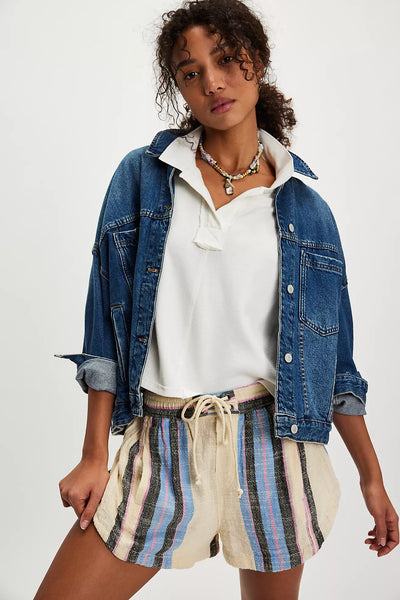 Kalli Board Shorts in Sand Combo
