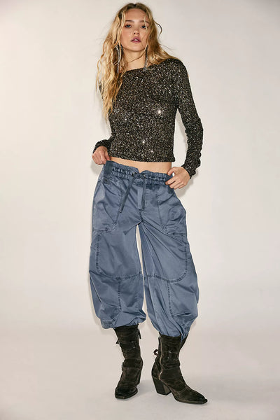 Onset Cargo Pants in STEEL