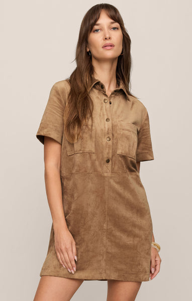 LEONE SUEDE MINI DRESS