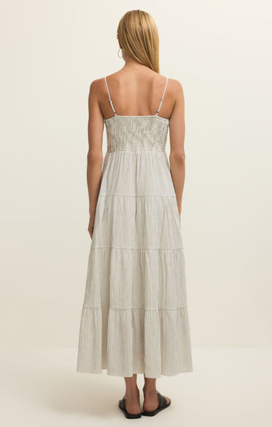 BALOS STRIPED MAXI DRESS