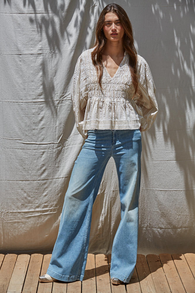 Ellery Smocked Top