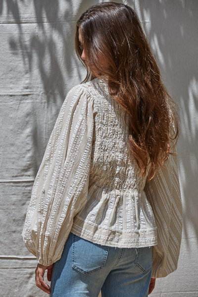 Ellery Smocked Top