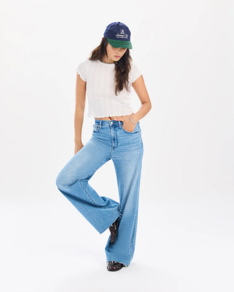 FAR OUT WIDE LEG IN RIGHT ON