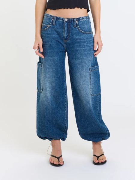MIRAGE MID RISE CARGO HAREM IN SNAP