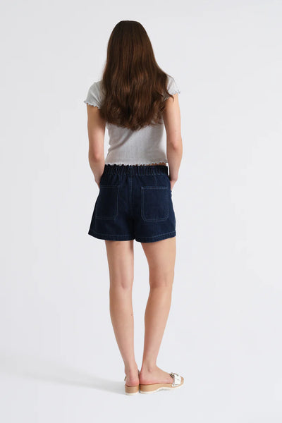 CATALINA DRAWSTRING SHORT in BLUE MOOD
