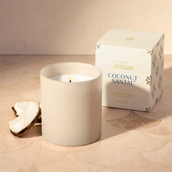 Coconut Santal Terrazza Velluto Boxed Tumbler Candle
