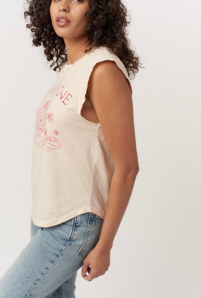 CHAMPAGNE BRUNCH MUSCLE TANK