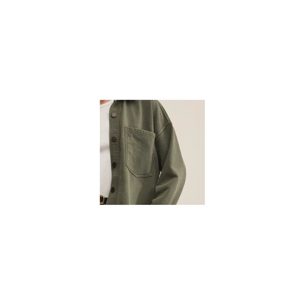 All Day Cropped Knit Jacket In HUNTER GREEN