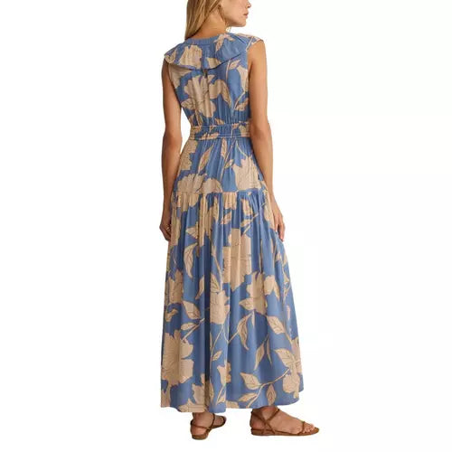 MALENE BLOOM FLORAL MAXI DRESS