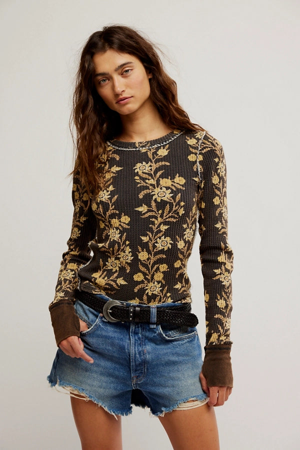 PRETTY LITTLE THERMAL in  Black Combo Folk Vine