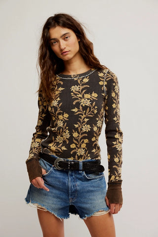 PRETTY LITTLE THERMAL in  Black Combo Folk Vine