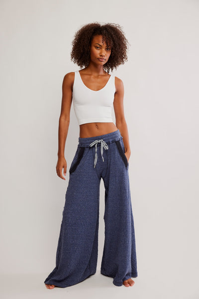 Wait A Minute Wide-Leg Lounge Pants