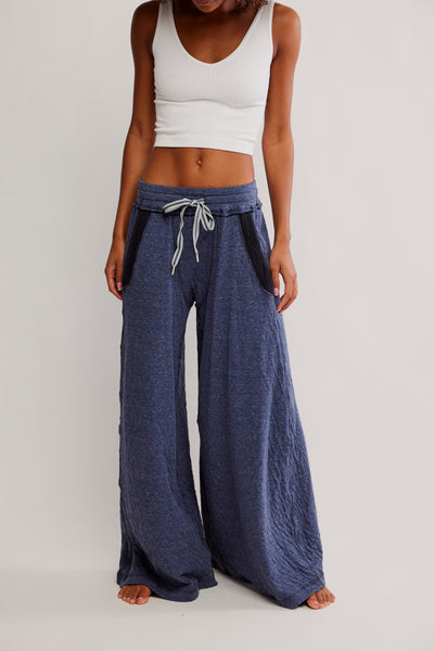 Wait A Minute Wide-Leg Lounge Pants