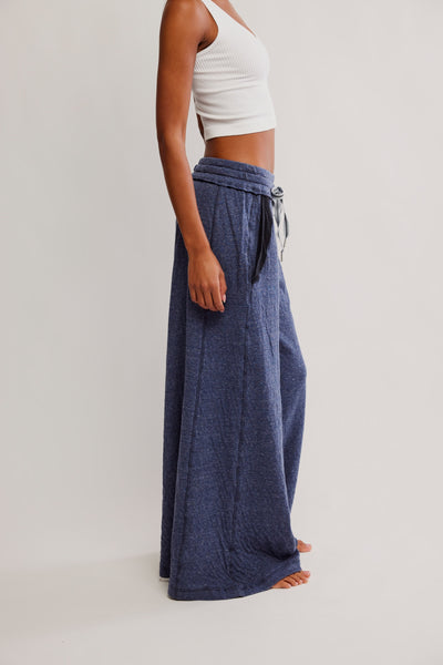 Wait A Minute Wide-Leg Lounge Pants
