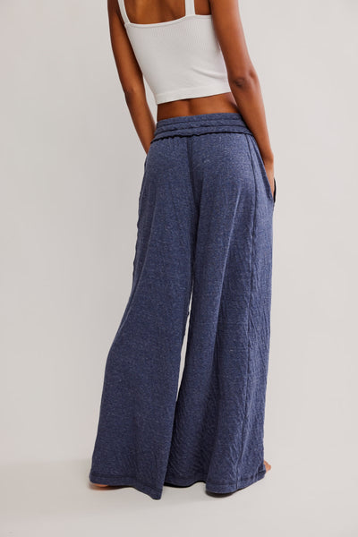 Wait A Minute Wide-Leg Lounge Pants