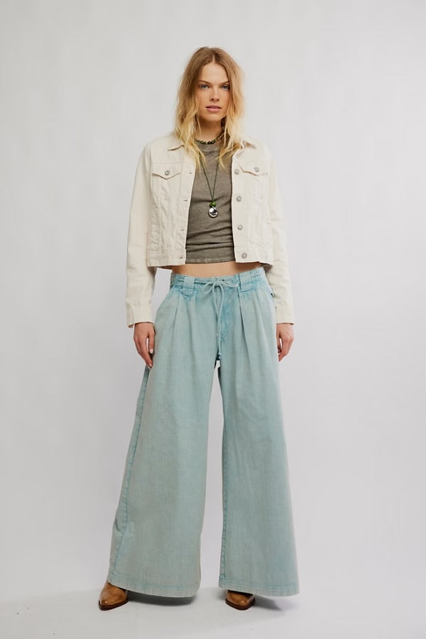 Julien Wide-Leg Chino Trousers