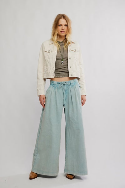 Julien Wide-Leg Chino Trousers
