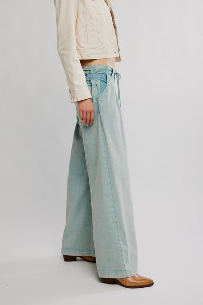 Julien Wide-Leg Chino Trousers