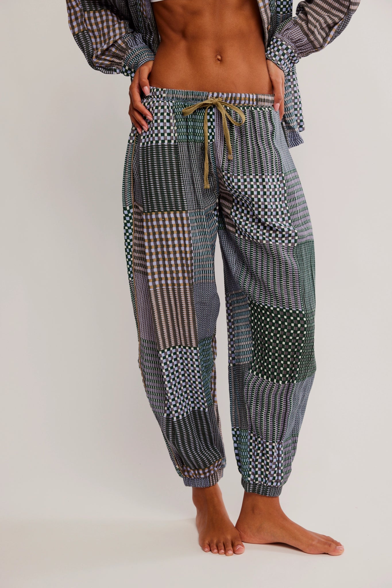 NIGHT AFTER NIGHT PJ PANT in Chambray Combo & Lemon Lime Combo