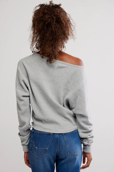 We The Free Jess Long Sleeve in Heather Grey