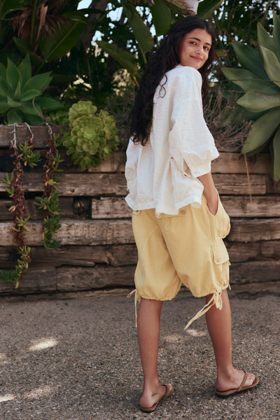 JUST LIKE ME SEERSUCKER in Coconut Milk & Banana Cream