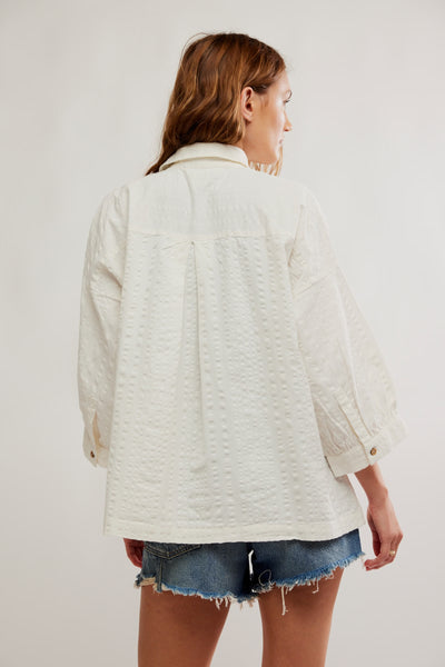 JUST LIKE ME SEERSUCKER in Coconut Milk & Banana Cream