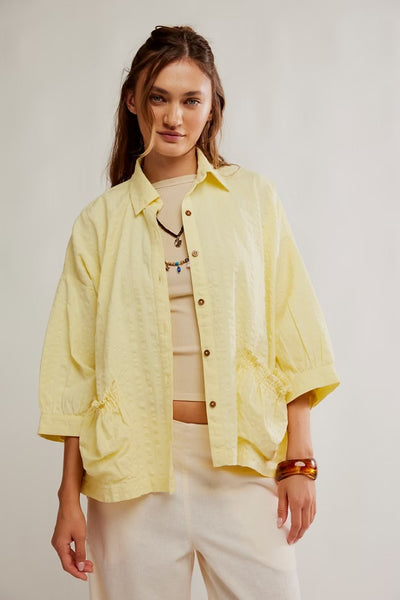 JUST LIKE ME SEERSUCKER in Coconut Milk & Banana Cream