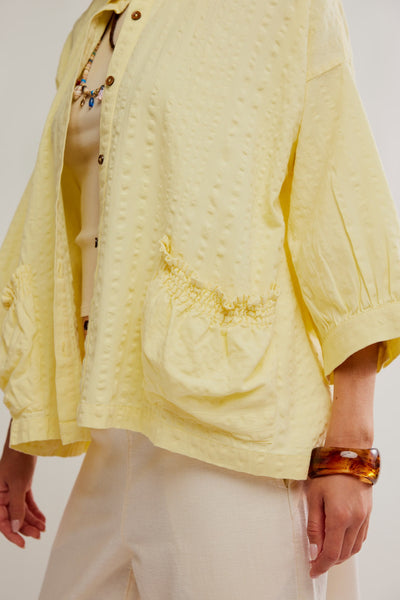 JUST LIKE ME SEERSUCKER in Coconut Milk & Banana Cream